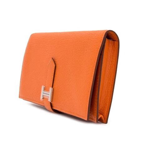 hermes bearn wallet orange|Hermes bearn wallet small.